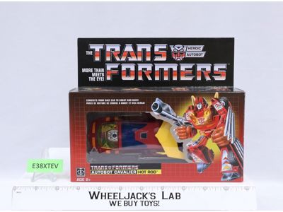 Hot Rod 100% Complete Transformers Reissue 2018 Hasbro Action Figure