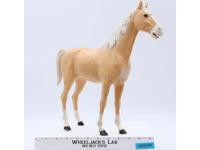 Thunderbolt Palomino Horse W/ Black Hooves Johnny West Marx 12" 1/6 Vintage