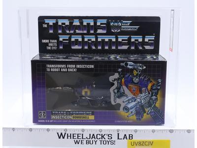 Bombshell AFA GRADED 80 80/85/90 G1 Transformers Hasbro Tape Seal No Color Break
