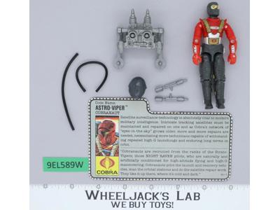 Astro Viper V1 100% Complete G.I. Joe 1988 Hasbro Vintage Action Figure