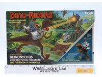 Deinonychus W/ Sky 100% Complete Dino Riders 1987 Tyco Action Figure NEW MIB