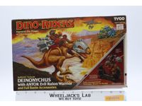 Deinonychus W/ Antor 100% Complete 1987 Dino Riders Tyco Action Figure
