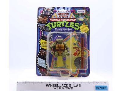 Movie Star Don Teenage Mutant Ninja Turtles TMNT 1991 Playmates NEW MOSC SEALED