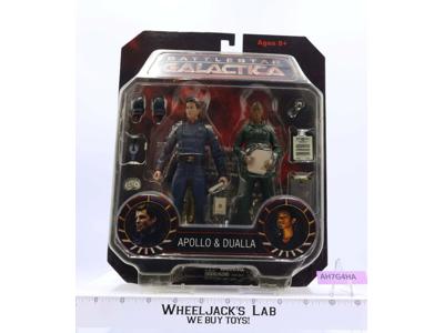 Apollo & Dualla Battlestar Galactica Diamond Select Toys MOSC 2008 Figures