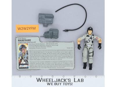 Mainframe V1 100% Complete G.I. Joe 1986 Hasbro Vintage Action Figure