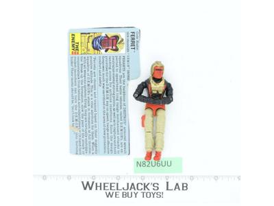 Ferret V1 100% Complete 1988 G.I. Joe Hasbro Vintage Action Figure