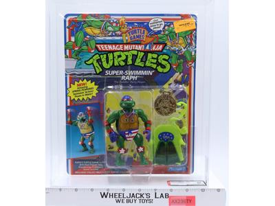 Super Swimmin' Raph AFA GRADED 85 85/85/85 TMNT 1992 Playmates NEW SEALED
