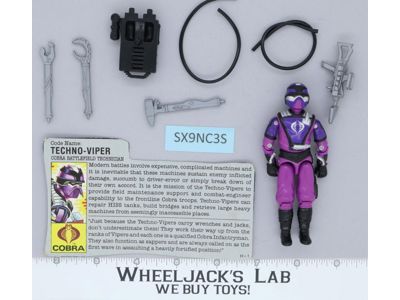 Techno-Viper V1 100% Complete G.I. Joe 1987 Hasbro Vintage Action Figure