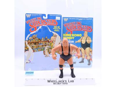 King Kong Bundy 1985 WWF LJN Titan Sports 8 Wrestling Superstars Cardback POSTER