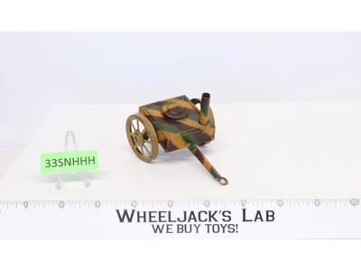 Carriage Field Gun Weapon Artillery Hausser Elastolin Tin Toy Germany WWII