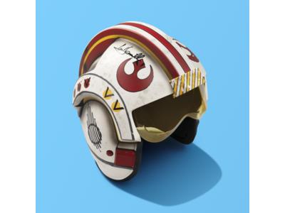 Star Wars Luke Skywalker 1:1 Scale X-Wing Helmet - Mark Hamill Signed + JSA CoA