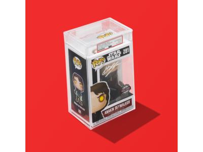 Star Wars Funko Pop #281 Anakin Skywalker - Hayden Christensen Signed + PSA