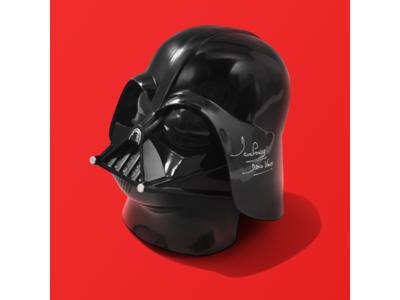 Star Wars Darth Vader 1:1 Scale Helmet - David Prowse Signed + JSA CoA