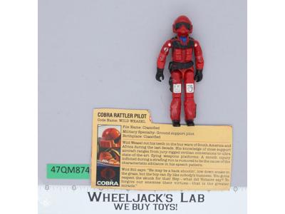 Wild Weasel V1 100% Complete G.I. Joe 1984 Hasbro Vintage Action Figure