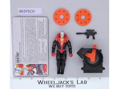 Destro V3 100% Complete 1992 G.I. Joe Hasbro Vintage Action Figure