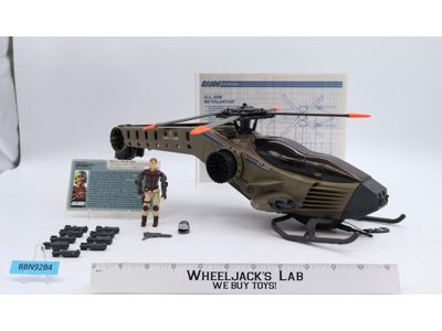 Retaliator W/ Updraft GI Joe 1990 Hasbro Vintage Action Figure Vehicle