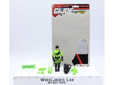H.E.A.T. Viper V2 Complete W Cardback 1993 G.I. Joe Hasbro Vintage Action Figure