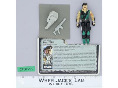 Dial-Tone V1 100% Complete G.I. Joe 1986 Hasbro Vintage Action Figure