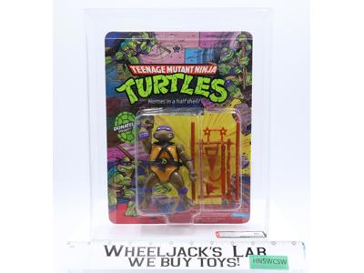 Donatello Plastic Head Macau Sticker AFA HIGHEST GRADED 85 POP 1 TMNT 10-Back