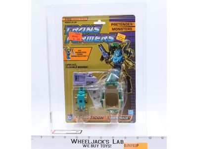 Bristleback Pretender AFA GRADED 80 80/85/85 G1 Transformers Hasbro NEW SEALED