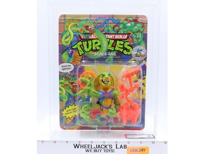 Scale Tail No Catalog AFA HIGHEST GRADED 85 85/85/85 TMNT 47-Back Playmates NEW