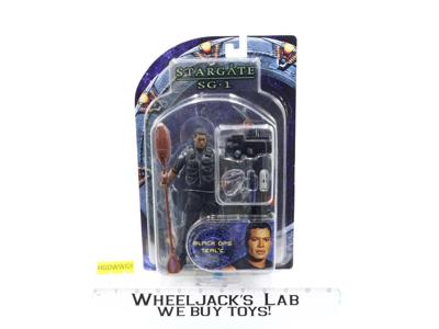 Black Ops Teal'c Stargate SG-1 Series 2 MOSC Diamond Select Toys Action Figure