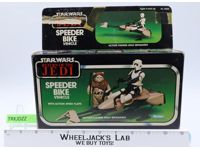 Speeder Bike 100% Complete W/Box Star Wars ROTJ Kenner 1983 Vehicle