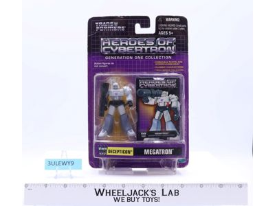 Megatron Heroes of Cybertron Transformers Hasbro 2001 Action Figure NEW MOSC