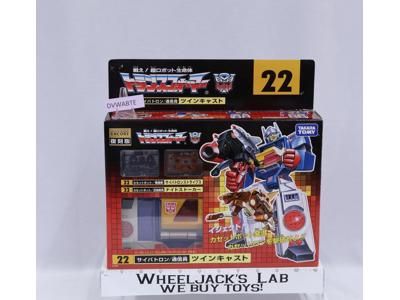 #22 Twincast 100% Complete Transformers Encore 2011 Takara Action Figure Set