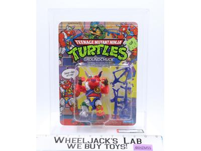 Groundchuck Green Brain AFA GRADED 80+ 80/85/85 TMNT 45-Back Playmates NEW