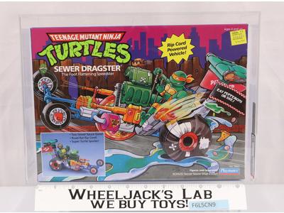 Sewer Dragster AFA HIGHEST GRADED 85+ TMNT 1990 Playmates NEW SEALED
