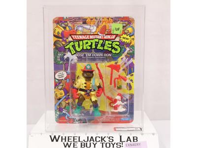 Hose 'Em Down Don AFA GRADED 85 85/85/85 TMNT 68-Back 1992 Playmates NEW SEALED