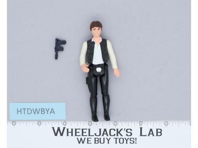 Han Solo BIG HEAD 100% Complete Star Wars 1977 Kenner Action Figure NO REPRO
