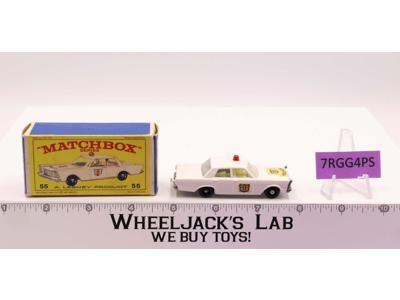 Police Car 55 Lesney Matchbox Series 1960's Made In England