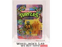 Leonardo Plastic Head Macau Sticker AFA HIGHEST GRADED 80+ POP 1 TMNT 10-Back