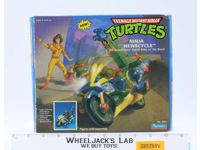 Ninja Newscycle 100% Complete TMNT 1991 Playmates Action Figure Vehicle