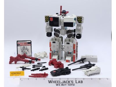 Metroplex 100% Complete Vintage 1985 G1 Transformers Hasbro Action Figure