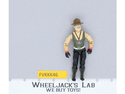 Sgt. Slaughter V1 G.I. Joe 1985 Hasbro Vintage Action Figure