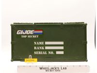 Footlocker GI Joe Hall of Fame 1993 Hasbro Plastic Foot Locker