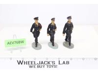 Hand Painted Soldiers (3) 3" Composition Miniatures Elastolin Lineol Germany