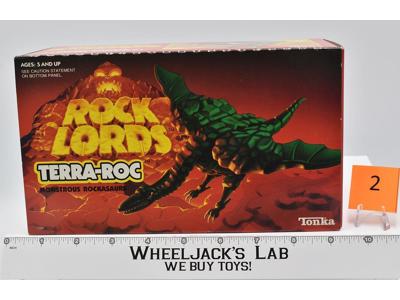 Terra-Roc Rockasaur Rock Lords 1986 Tonka Vintage Action Figure MIB