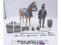 Sir Stuart Silver Noble Knight Valor Horse w/ Armor 1960s Marx Vintage 1/6 Scale