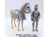 Sir Stuart Silver Noble Knight Valor Horse w/ Armor 1960s Marx Vintage 1/6 Scale