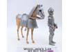 Sir Stuart Silver Noble Knight Valor Horse w/ Armor 1960s Marx Vintage 1/6 Scale