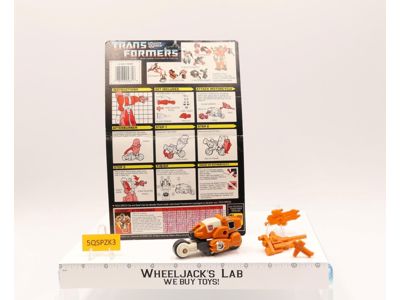 Afterburner Computron 100% Complete W/CARDBACK 1987 Vintage G1 Transformers