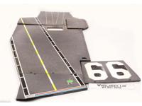 Full Flight Deck BLACK USS Flagg Aircraft Carrier 1985 Vintage GI Joe