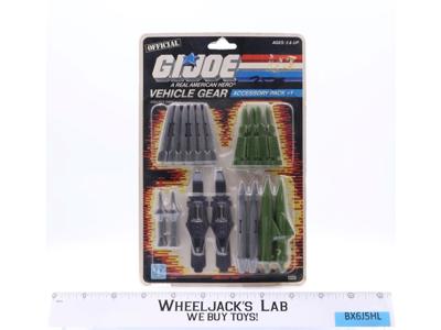Vehicle Gear Accessory Pack #1 GI Joe 1986 Hasbro Figure MOSC SEALED NEW