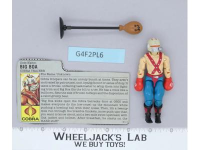 Big Boa V1 100% Complete G.I. Joe 1987 Hasbro Vintage Action Figure