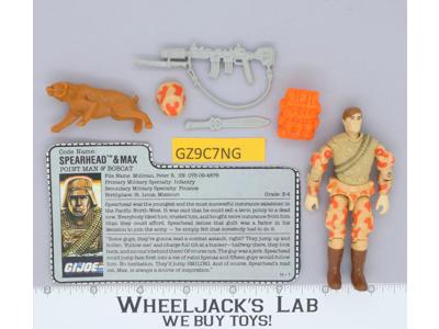 Spearhead & Max V1 100% Complete G.I. Joe 1988 Hasbro Vintage Action Figure