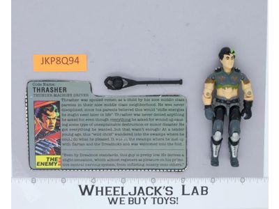 Thrasher V1 100% Complete G.I. Joe 1986 Hasbro Vintage Action Figure